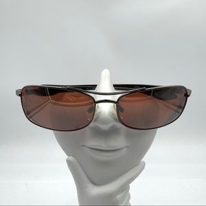 Vintage Kaenon Segment Gunmetal Aviator Sunglasses